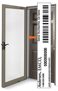 andersen serial number lookup